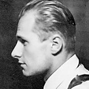 Profil von Mann, Hemd, Krawatte, vermutlich Hosentr&auml;ger, eher helle Haare. &copy; Deutsches Bundesarchiv